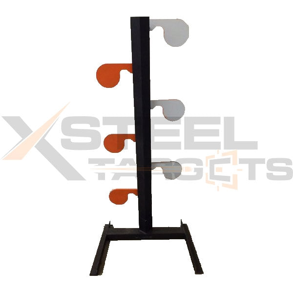 AR500 XTree Target Stand with Reactive Paddle Targets Xsteel Targets