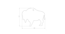 Load image into Gallery viewer, 1/4" AR500 Buffalo