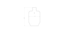 Load image into Gallery viewer, 3/8" AR500 / AR550 STATIC FULL SIZE IPSC (SINGLE HOLE)