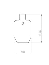 Load image into Gallery viewer, 3/8" AR500 / AR550 MINI IPSC (SINGLE HOLE)