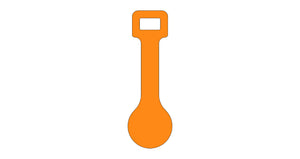 1/4" AR500 22NRL HANGER 1.5" (SINGLE)