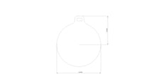 Load image into Gallery viewer, 1/4&quot; AR500 22NRL HANGER 6&quot; (SINGLE)
