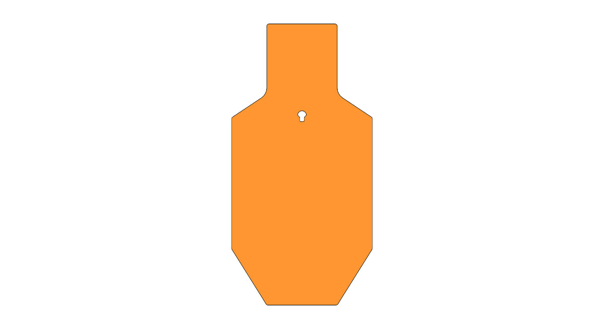 AR500 / AR550 A-C ZONE IPSC (SINGLE HOLE): 1/2” Thick Steel Targets ...