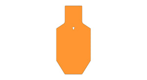 1/2” AR500 / AR550 A-C ZONE IPSC (SINGLE HOLE)